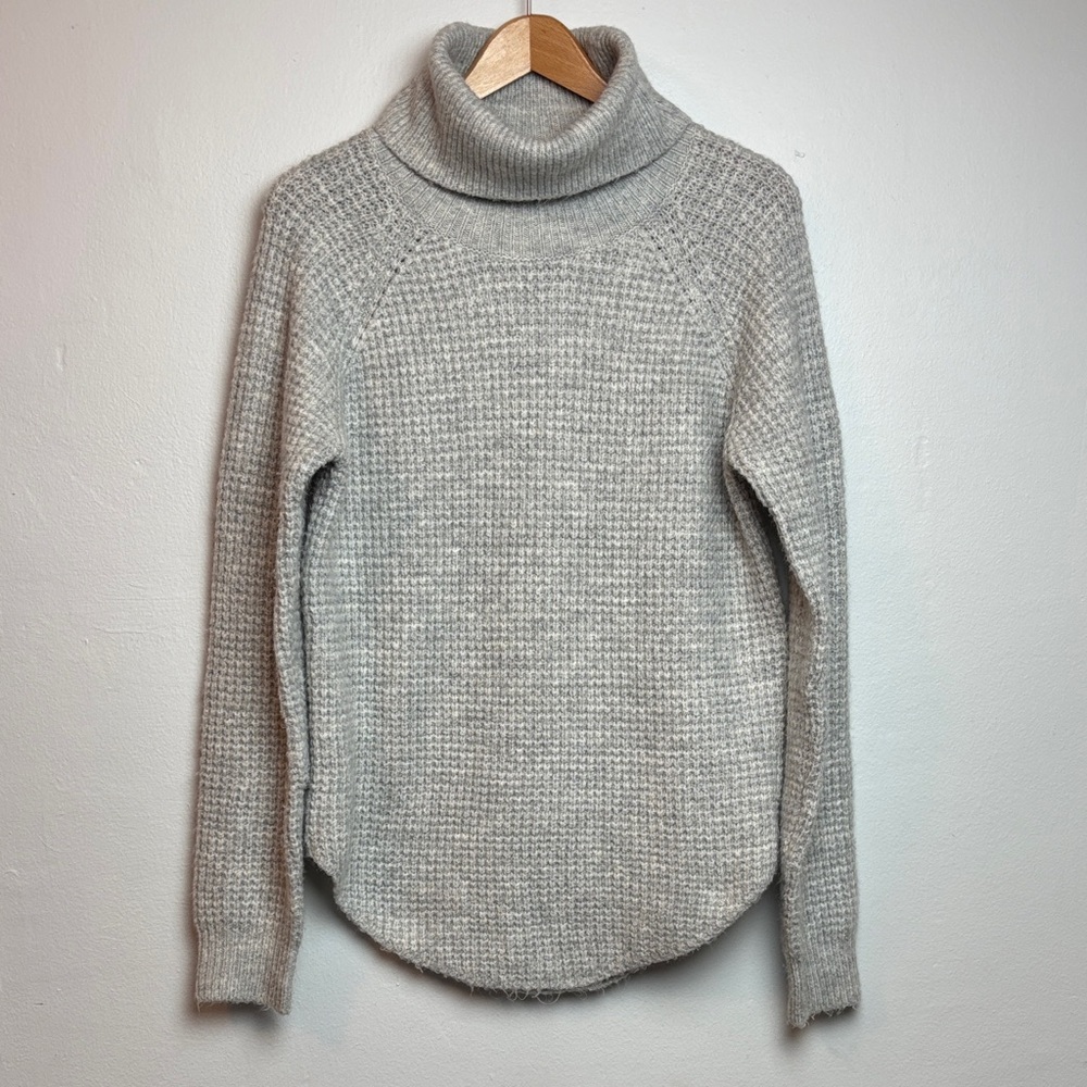 Kuhl Women’s XS Sienna Sweater Gray‎ Chunky Knit Cowl Neck #4411